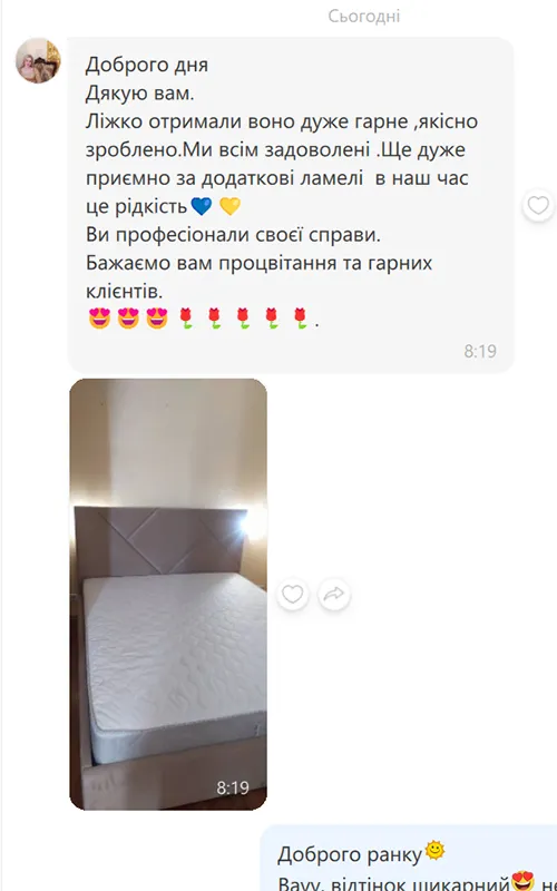 Вдячність від клієнтів